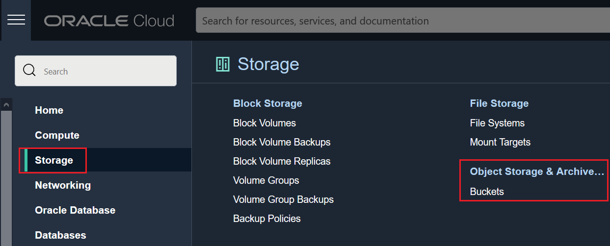 oci-storage-objstr.png에 대한 설명은 다음과 같습니다.