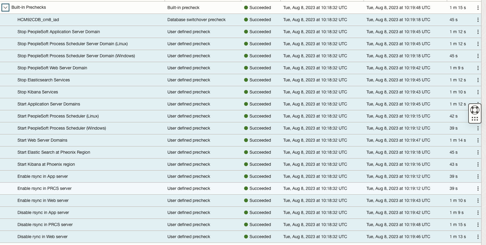 전환 사전 검사 상태 전환 사전 검사 상태