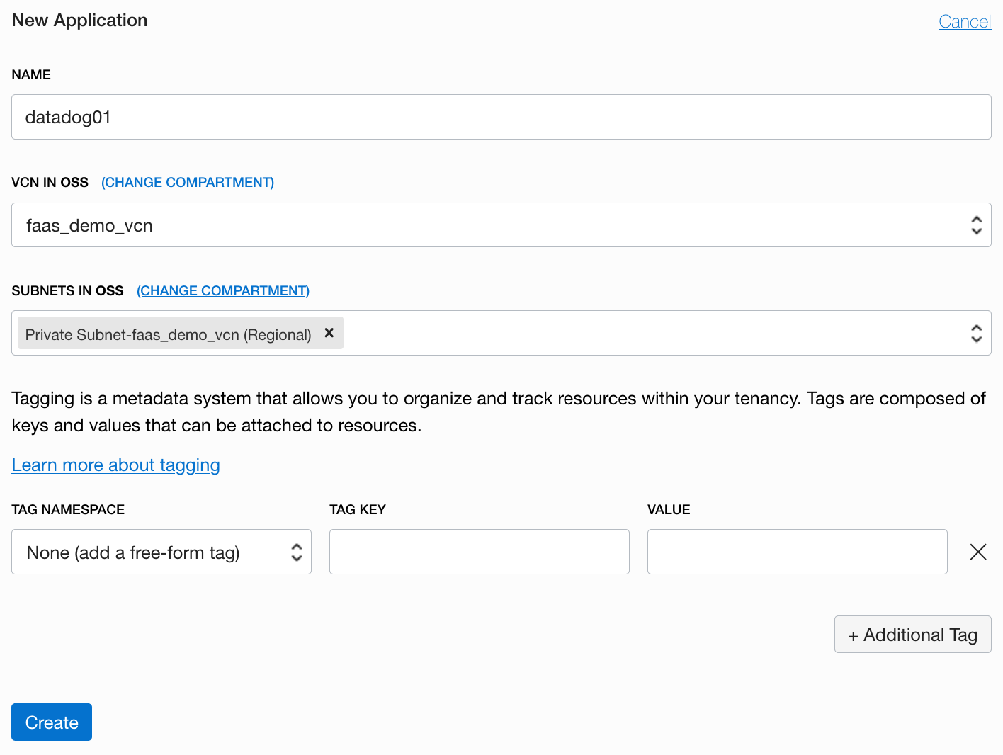 애플리케이션 생성