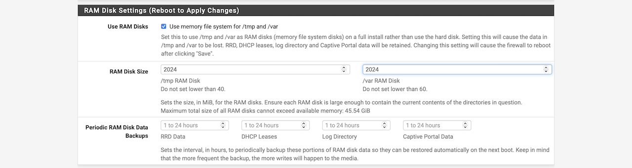 Ramdisk 구성