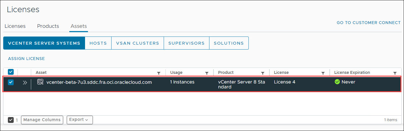 vCenter vCenter 라이센스 지정