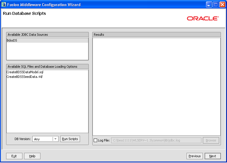 Select model and data scripts