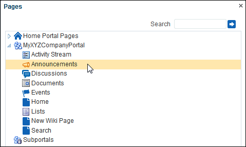 Select pages