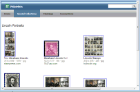 Example of Portal-centric with Top Navigation page template