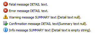 Message icons
