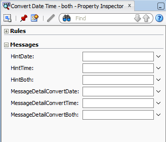 Message attributes for convertDateTime