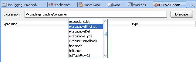 EL evaluator discovery function