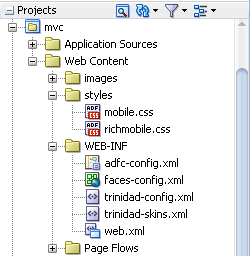 Style sheets in project folder.