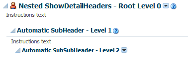 showDetailHeader components can be nested