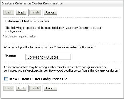 Creating a Coherence Cluster