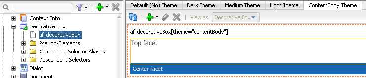 Themes for the decorativeBox Selector