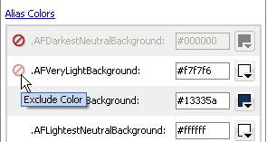 Exclude Color Icon for Color Aliases