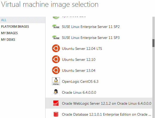 Virtual Machine Image Selection
