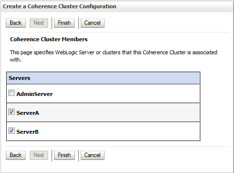 Choosing Coherence Cluster Targets
