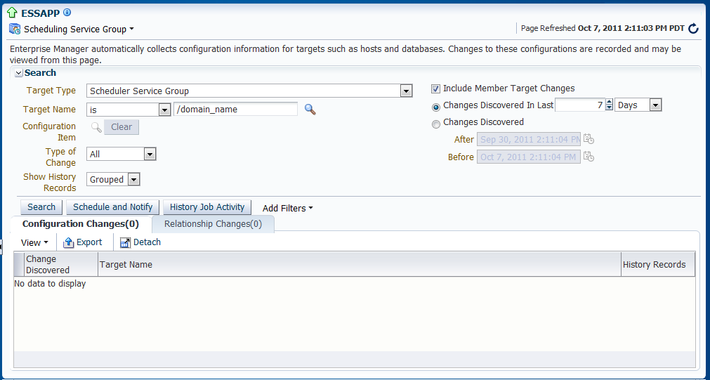Description of the illustration schedule_ess_search_config.png follows
