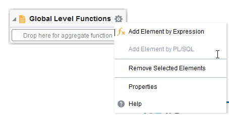 Global Level Functions object