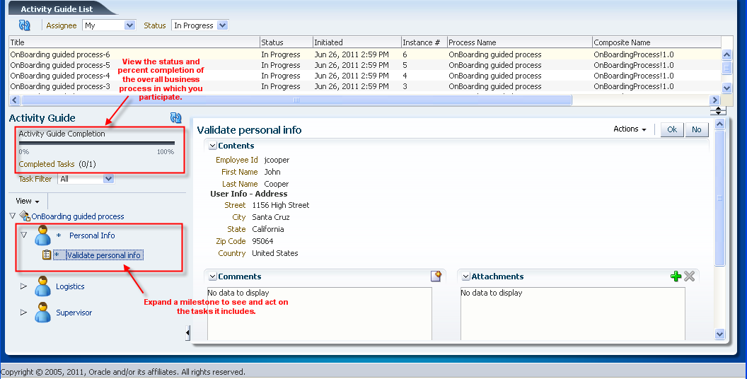 workspace manager oracle