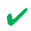 Green checkmark icon.