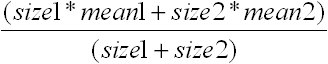 eq of pooled mean