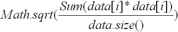 eq of rms