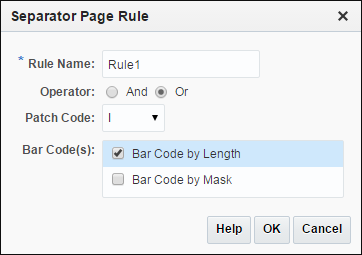 patch code separator sheets