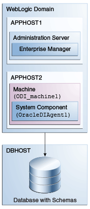 Installation topology for standalone collocated agent