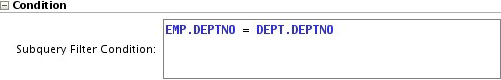 Subquery Filter Operator Subquery Filter Operator