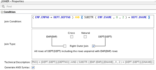 ANSI Join, Multiple Input Groups