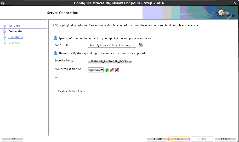 Configuring The Oracle Rightnow Adapter