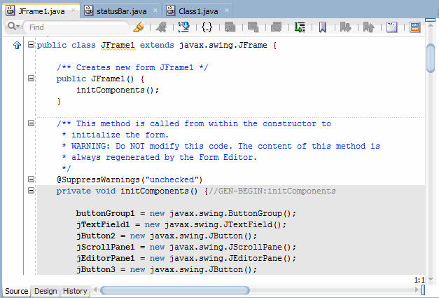 sample source code for java web application