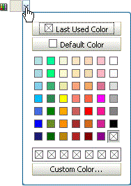 Lista de Selección Color de Fondo
