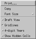 Graphic of spreadsheet context menu