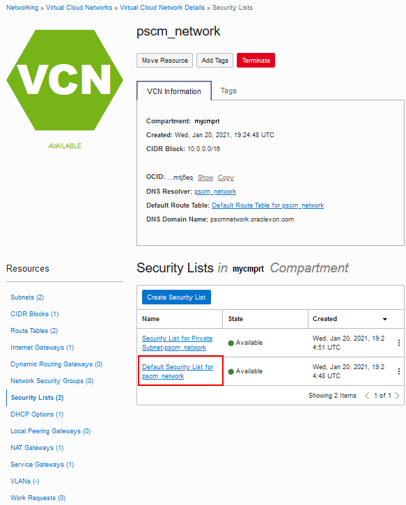 Listas de Segurança, página
