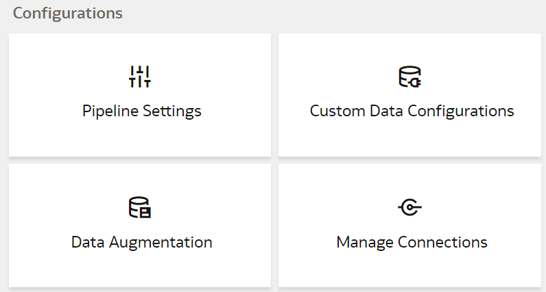 Veja a seguir a descrição da ilustração fawag-pipeline-settings-tile.png Veja a seguir a descrição da ilustração fawag-pipeline-settings-tile.png