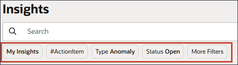 Filtros com Tags no Painel de Controle do Insights