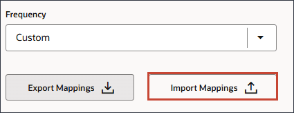 Mapeamentos de importação