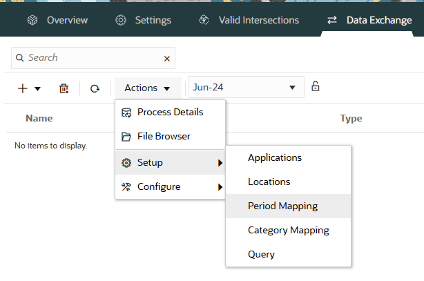 Mapeamento de Período
