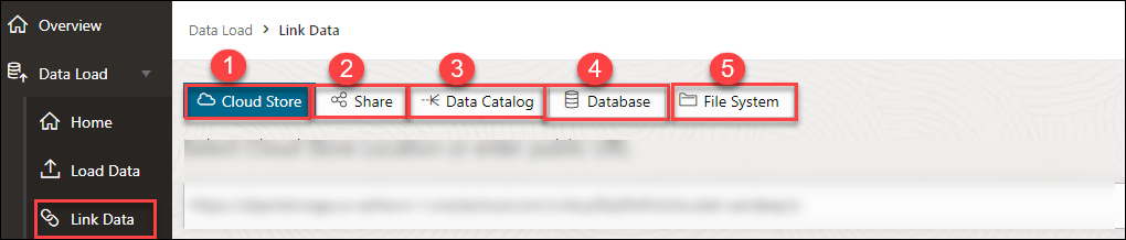 Veja a seguir a descrição da ilustração linkdata-header.png