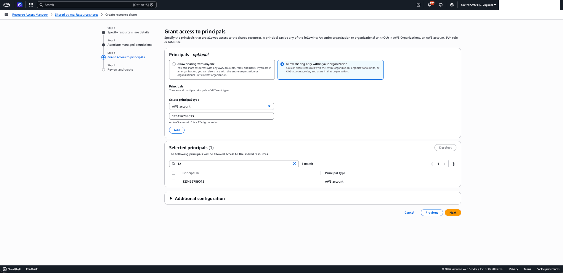 Esta captura de tela mostra como criar o compartilhamento de recursos. Esta captura de tela mostra como criar o compartilhamento de recursos.