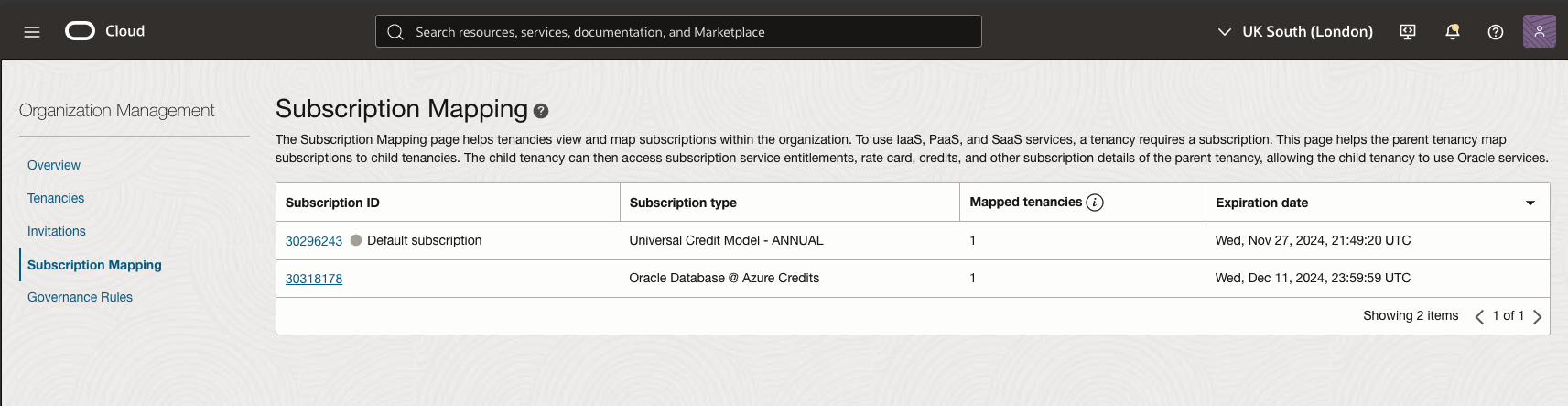 Clique para expandir Verificar mapeamento de assinatura