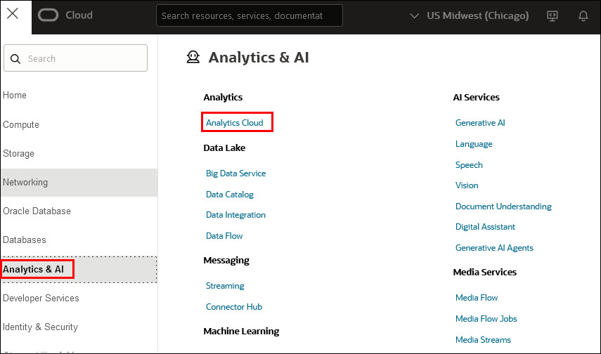Menu de navegação de Análise e IA mais recente Menu de navegação de Análise e IA mais recente