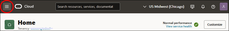 Menu de navegação mais recente