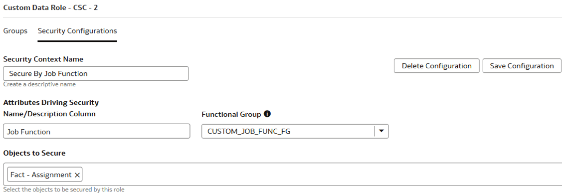 Configurações de segurança configuradas Configurações de segurança configuradas