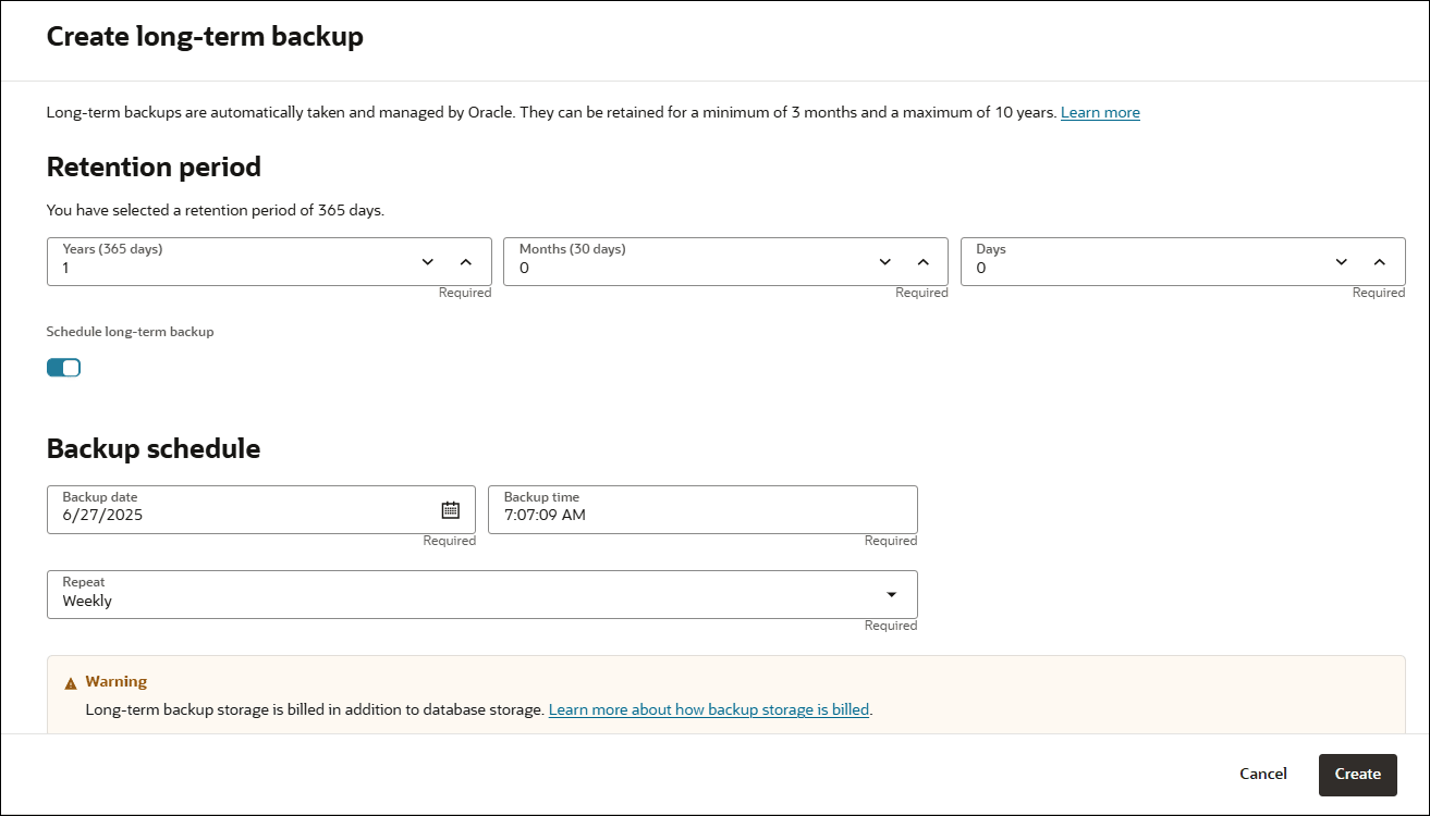 Description of adb_backup_long_term.png follows Description of adb_backup_long_term.png follows