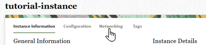 Uma captura de tela mostrando as guias exibidas na parte superior dos detalhes.