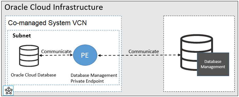 Ponto Final Privado do Serviço Database Management