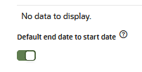 Esta é uma imagem da opção Data inicial padrão para data final.