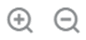 ícone ampliando/reduzindo