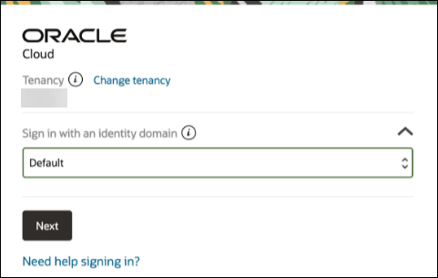 Descrição da ilustração sign-iddomains.png a seguir