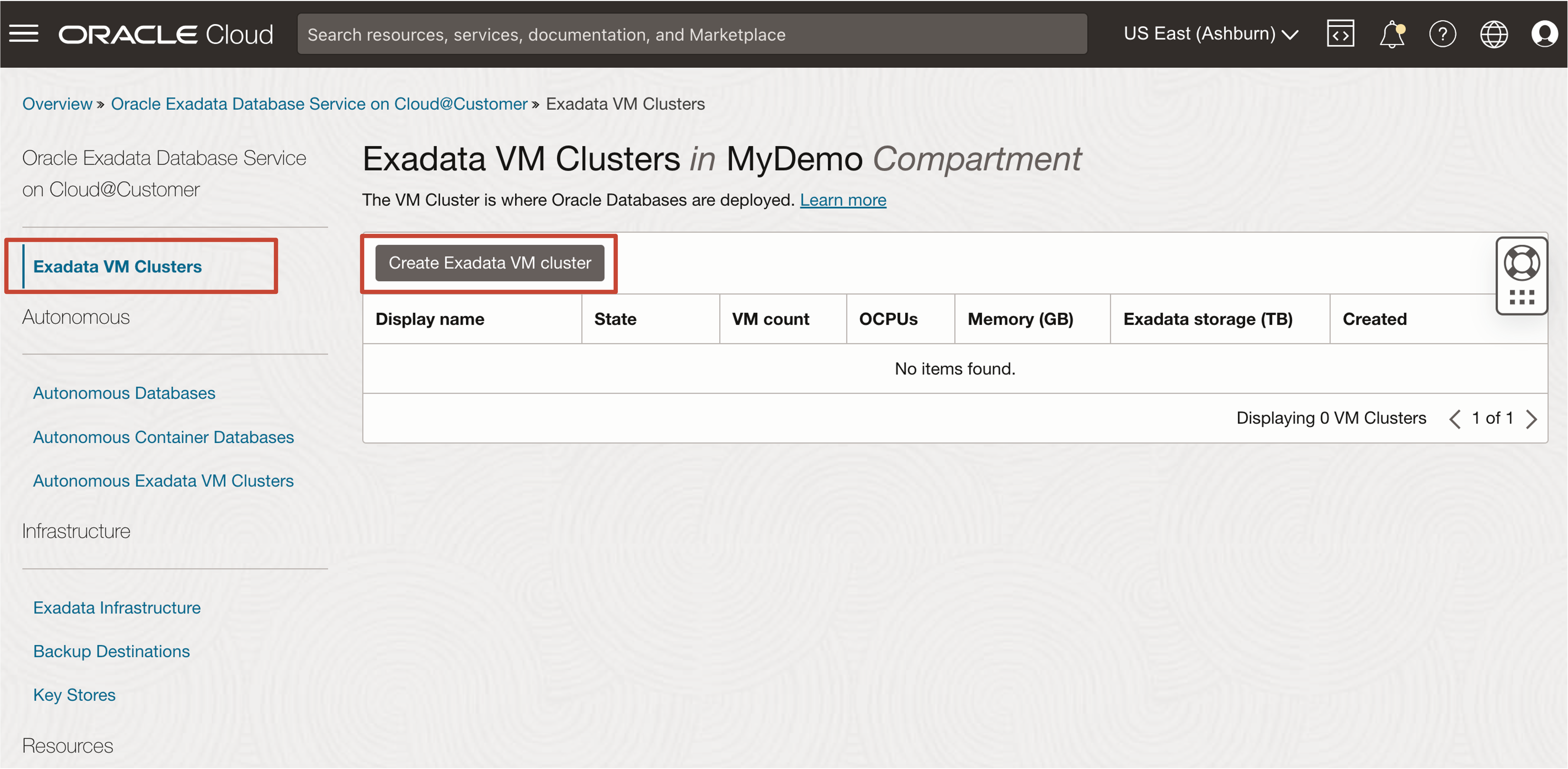 Imagem mostrando Criar Cluster de VMs